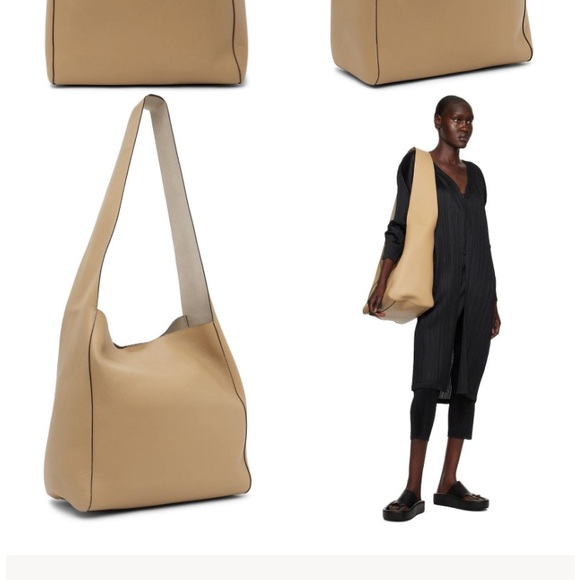 Joseph Tan Leather Slouch Bag - Picture 1 of 6